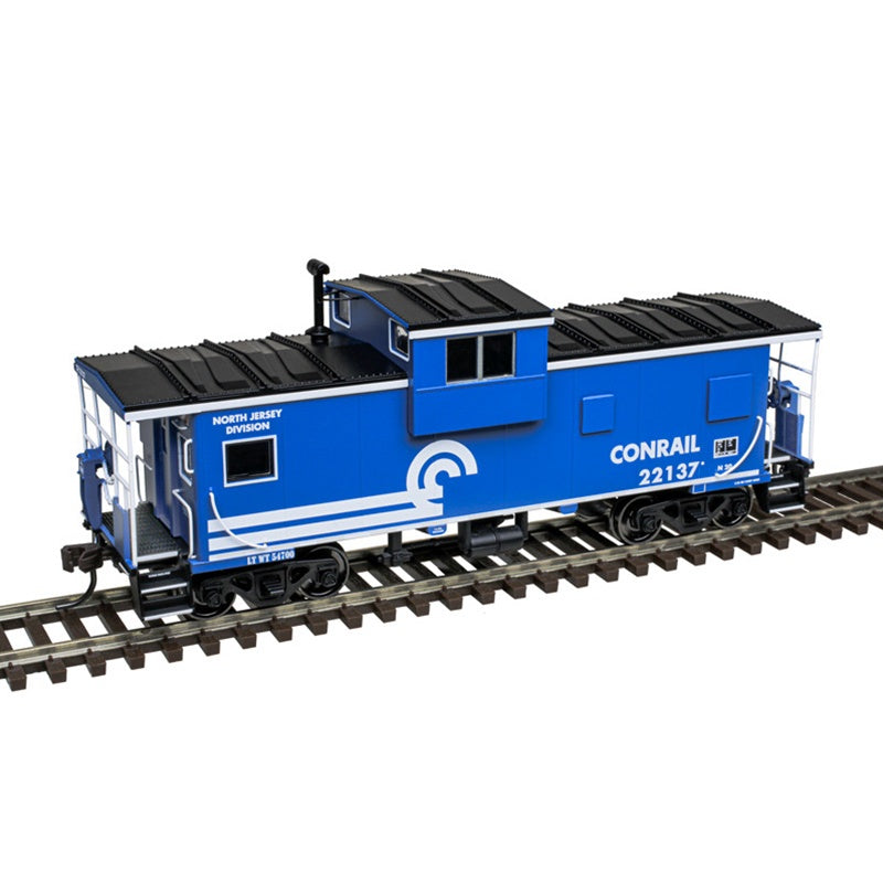 Atlas HO Extended-Vision Caboose - Ready to Run - Master(R) -- Conrail (CR) #22137 (blue)