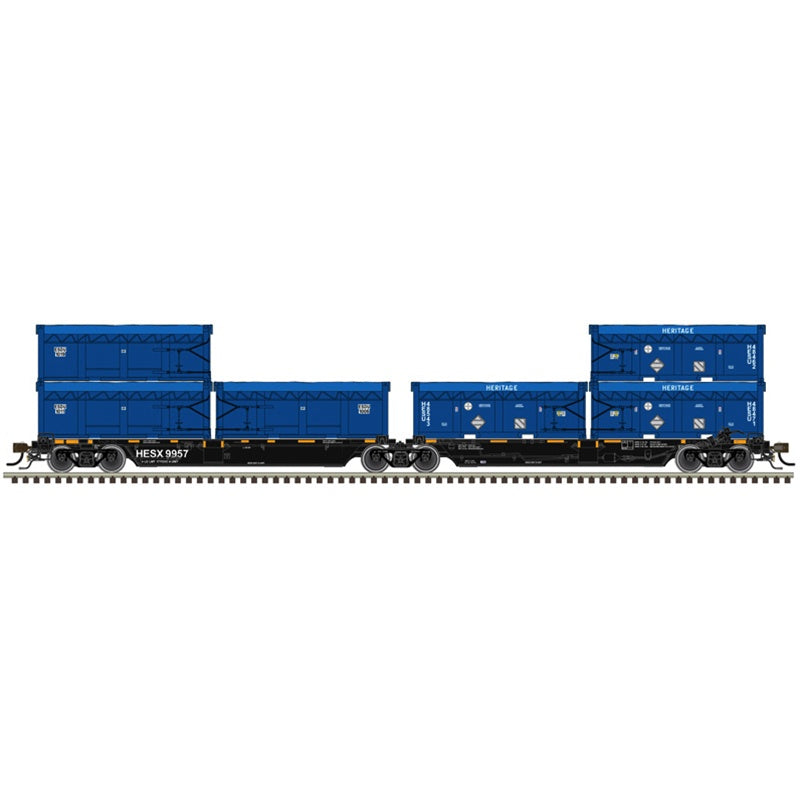 Atlas Master® HO Articulated Bulk Carrier with Six (6) Waste Containers - Heritage Environmental Services-HESX #9957