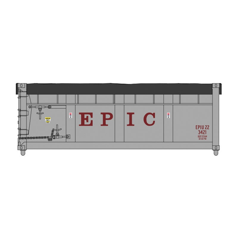 Atlas Master® HO Waste Containers (Sets of 6) - Environmental Protection & Improvement Co.-EPIU #2192, 2317, 3403, 3456, 4203, 4266