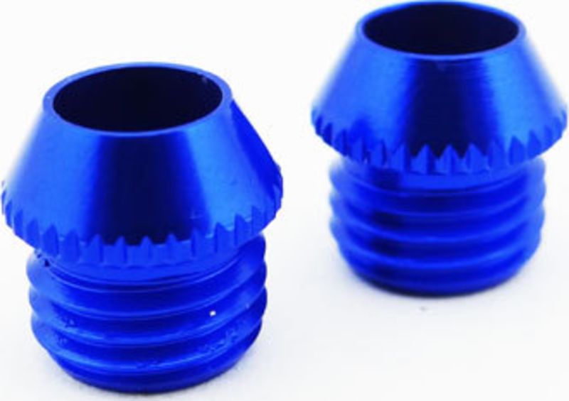 Hot Racing Aluminum Cooling Hose Ferrule Cover, for Traxxas DCB M41 & Spartan - HRASPN28WL06