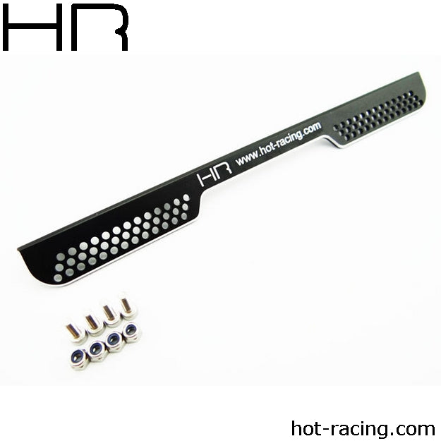 Hot Racing CNC Rear Splash Guard (Black) for Traxxas Spartan - HRASPN30G