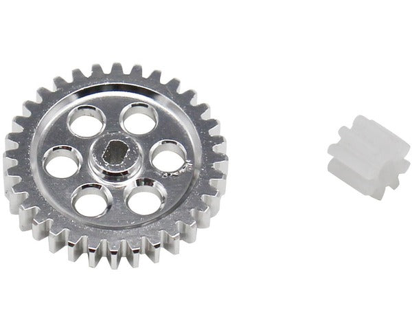 Hot Racing 0.5M spur gear conversion SCX24 - HRASXTF328M05