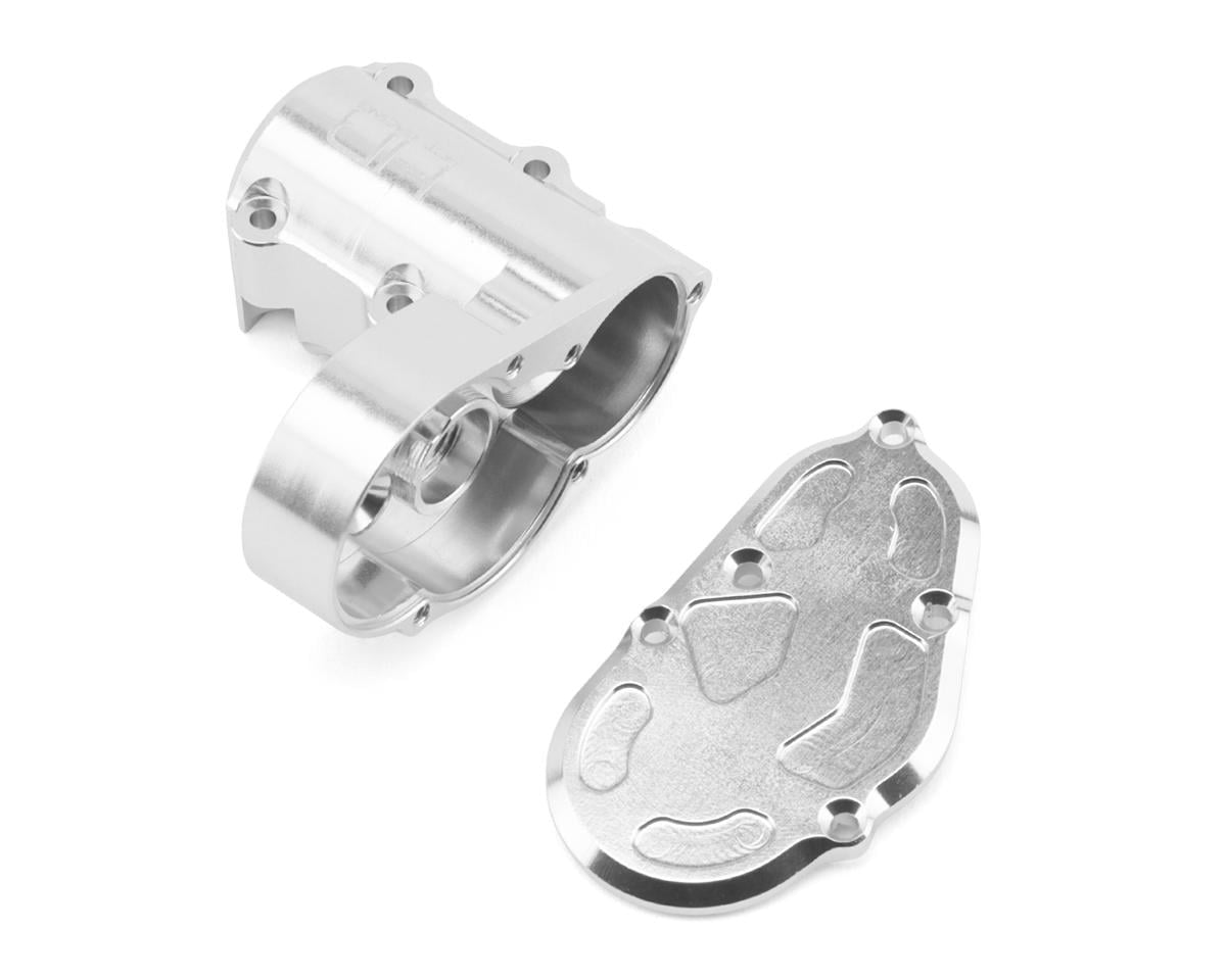 Hot Racing Axial SCX30 Aluminum Transmission Gearbox Housing (Silver)