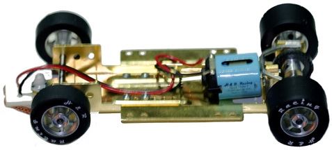 H&R RACING HRCH11 1/24 RTR Slot Car Chassis - 18K RPM