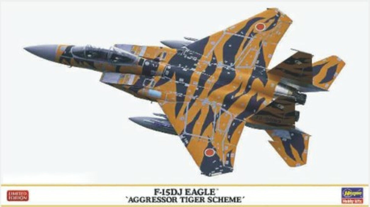 Hasegawa 1/72 F15DJ EAGLE AGGRESSOR TIGER SCHEME FIGHTER - HSG2392