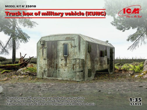 ICM Models 1/35 TRUCK BOX OF MILITARY VEHICLE - ICM35010