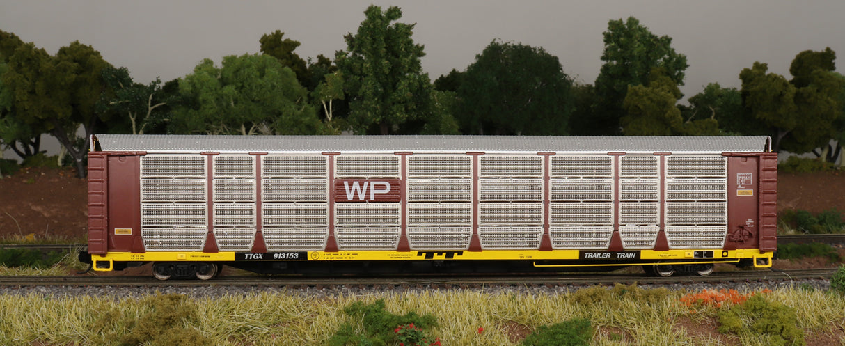 Intermounain Railway N Bi-Level Auto Rack - Western Pacific - TTGX Flat Car - IMR19479