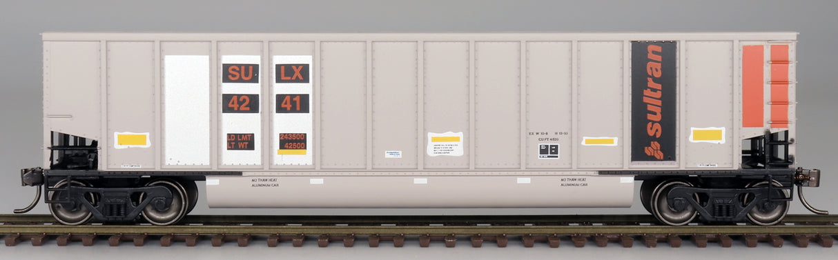Intermountain Railway 14-Panel Coalporter(R) Coal Gondola - Ready to Run - Value Line -- Sultran SULX (silver, orange, black) - IMR4401012