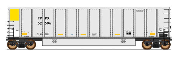 Intermounain Railway 14-Panel Coalporter(R) Coal Gondola - Ready to Run - Value Line -- Fayette Power FPPX (silver, yellow) - IMR4401013