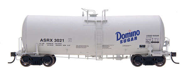 Intermounain Railway Trinity 19,600-Gallon Tank Car - Ready to Run -- Domino Sugar ASRX (white, Blue Logo) - IMR47807