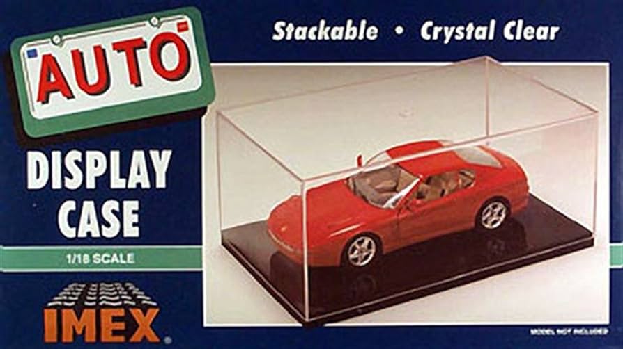 Imex 1/18 AUTO DISPLAY CASE BLACK - IMX2511