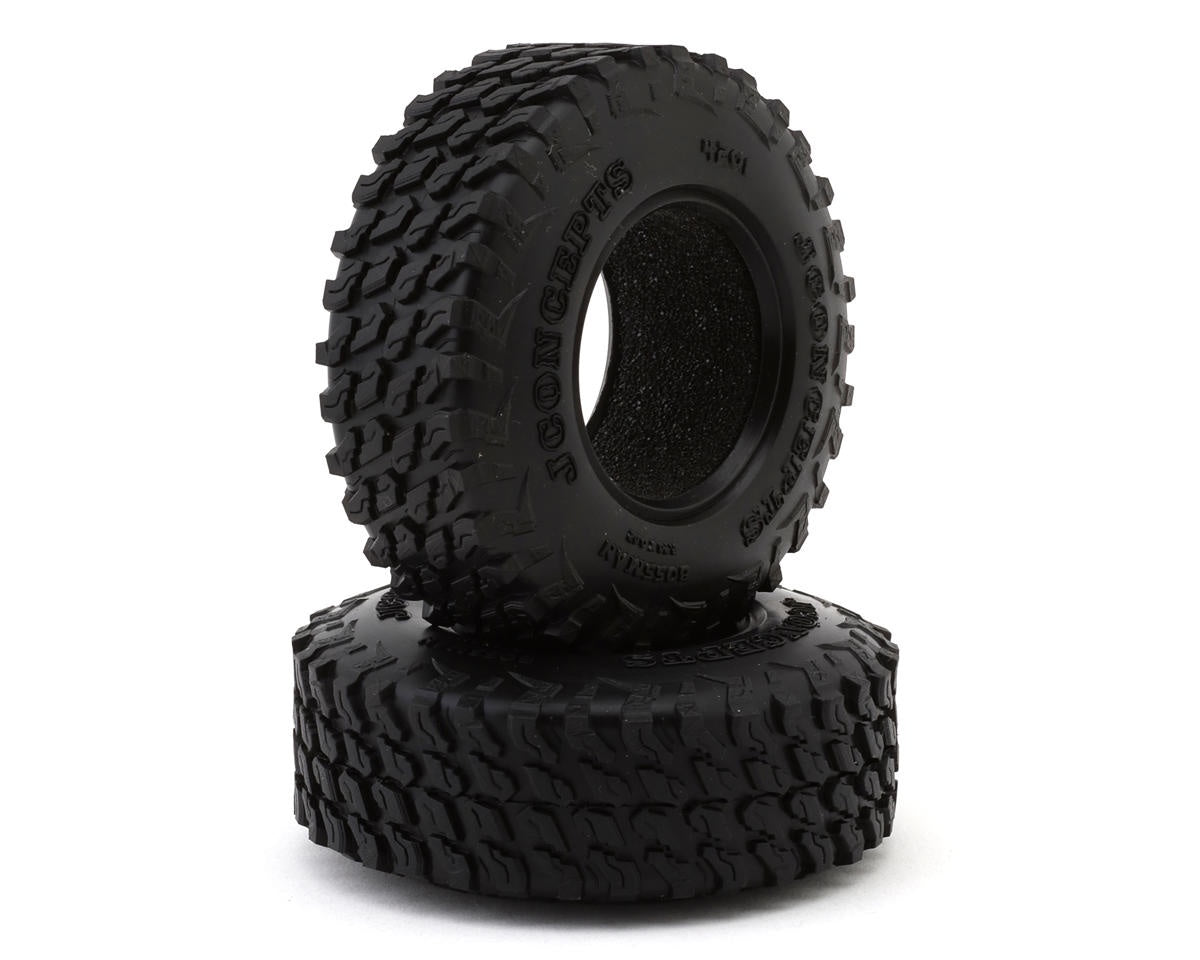 JConcepts Bossman 1.3" Micro Rock Crawler Tires (63mm OD) (2) (Green)