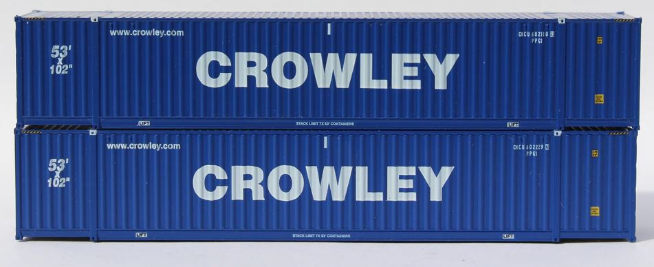 Jacksonville Terminal JTC535077 N CROWLEY 53' CONTAINER 2/PK - JTC535077