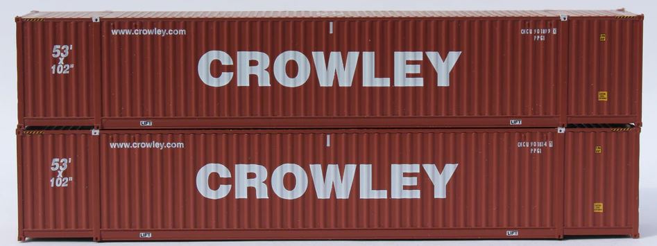 Jacksonville Terminal JTC535078 N CROWLEY 53' CONTAINER 2/PK - JTC535078