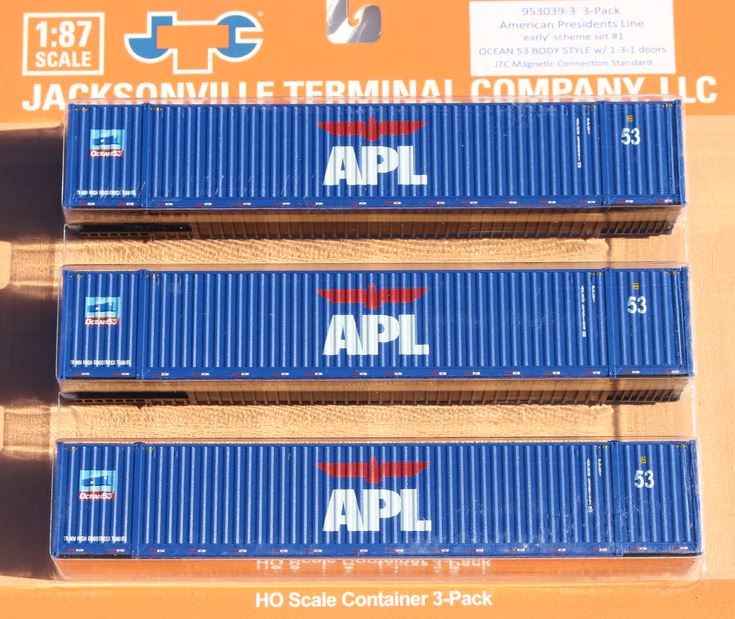 Jacksonville Terminal HO APL EARLY 53' CONTAINER 3/PK - JTC953039