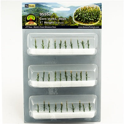 JTT Minature Tree - Corn Stalks -- 1" 2.5cm Tall pkg(30) - JTT95552