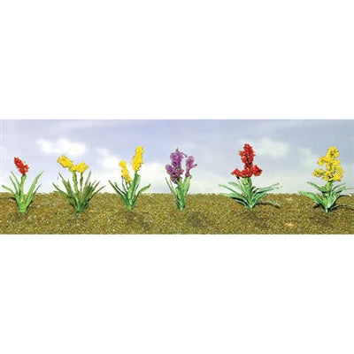 JTT Miniature Tree JTT95559 Assorted Flower Plants -- Set #2 pkg(10) - JTT95559