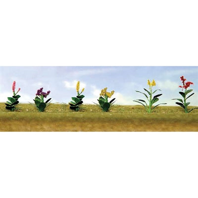 JTT Miniature Tree JTT95564 Assorted Flower Plants -- Set #4 pkg(10) - JTT95564