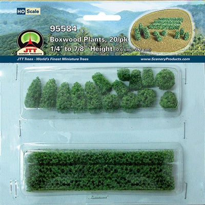JTT Minature Tree - Boxwood Plants -- pkg(20) - JTT95584