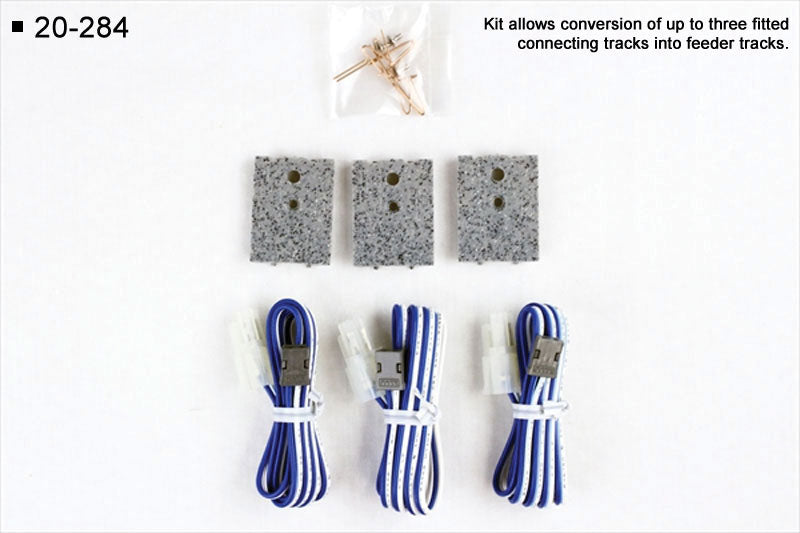 Kato Turntable Extension Track Power Feeder Kit - Unitrack -- pkg(3) - KAT20284