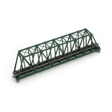 Kato Single-Truss Bridge - 248mm 9-3/4" -- Green - KAT20431