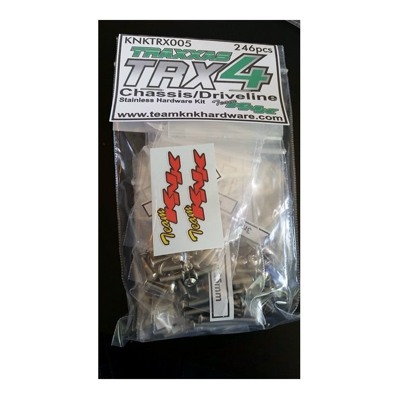 KNK Hardware Stainless Hardware Kit for Traxxas TRX4 chassis and driveline - KNKTRX005