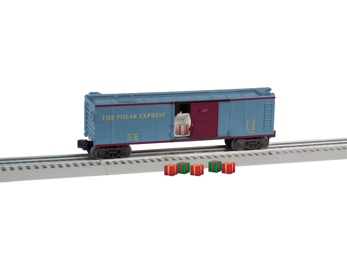 Lionel O27 , THE POLAR EXPRESS Operating Present Car - LNL2128240