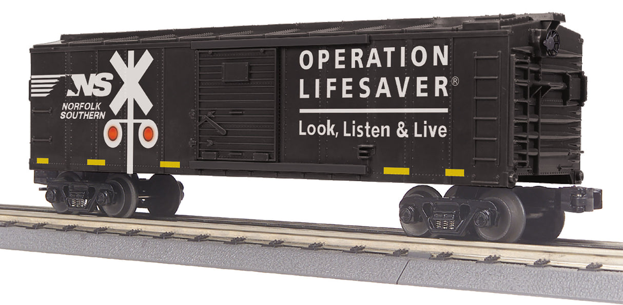 MTH - Mikes Train House O Norfolk Southern Box Car w/Blinking LEDs - MTH3071025