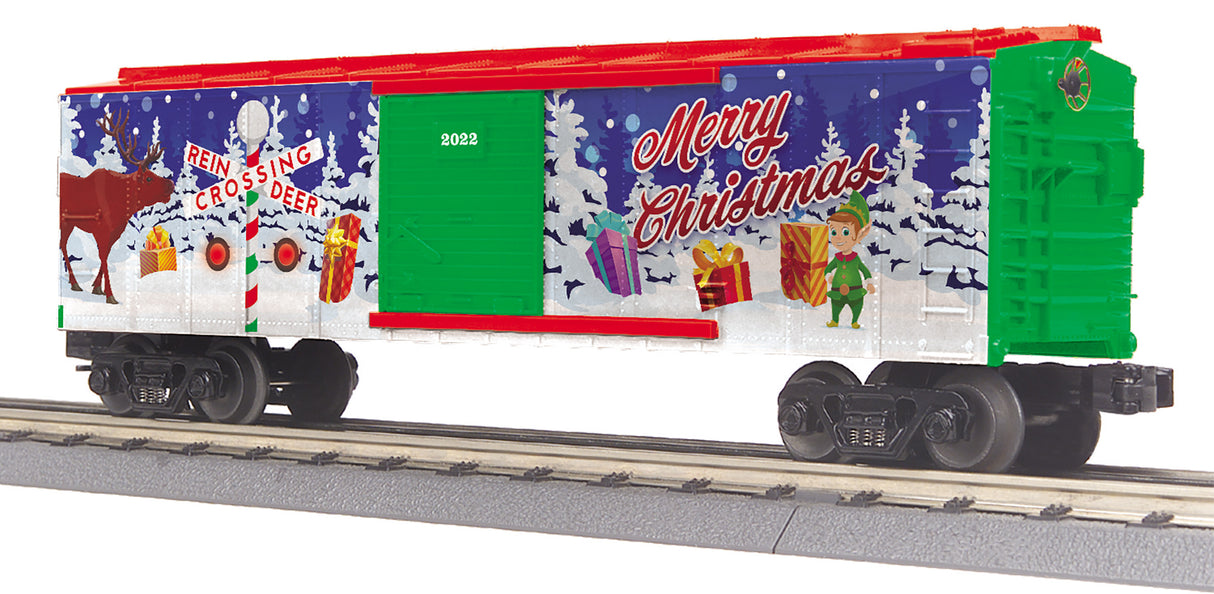 MTH - Mikes Train House CHRISTMAS BOX W/BLINKING LED - MTH3071112
