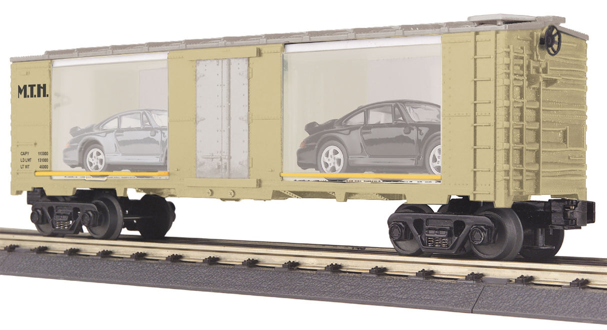 MTH - Mikes Train House WINDOW BOX CAR W/PORSCHES - MTH3074015