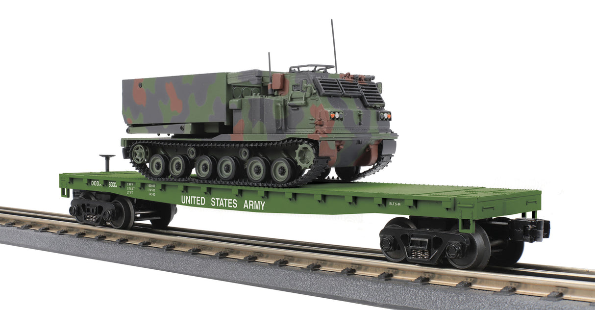 MTH - Mikes Train House MTH3076843 O Flat Car w/ M270 Rocket Launcher - MTH3076843