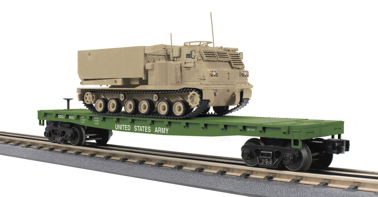 MTH - Mikes Train House MTH3076845 O Flat Car w/ M270 Rocket Launcher - MTH3076845