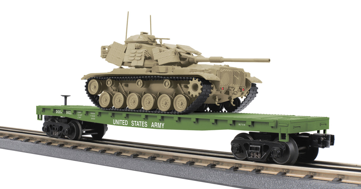 MTH - Mikes Train House MTH3076846 O Flat Car w/ M60 Tank - MTH3076846