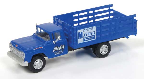 Classic Metal Works HO 1960 Ford Stake Bed Truck, Maytag Washers - MWI30485