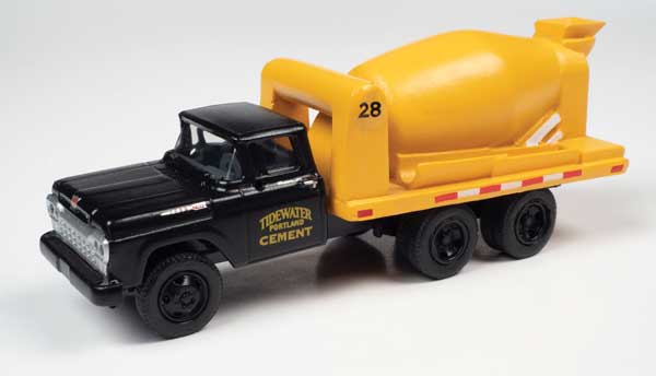 Classic Metal Works HO '60 FORD CEMENT TRUCK - TIDEWATER CONCRETE - MWI30614