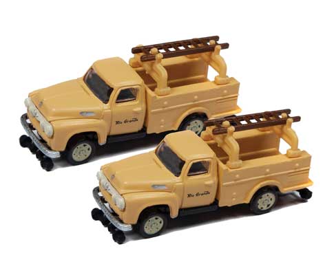 Classic Metal Works N 1954 Ford Hi-Rail Railroad Truck, D&RGW (2) - MWI50386
