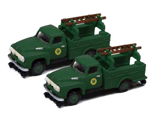 Classic Metal Works N 1954 Ford Hi-Rail Railroad Truck, SOU (2) - MWI50387