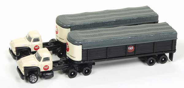 Classic Metal Works N 1954 Ford Tractor/Covered Trailer, US Steel (2) - MWI51168