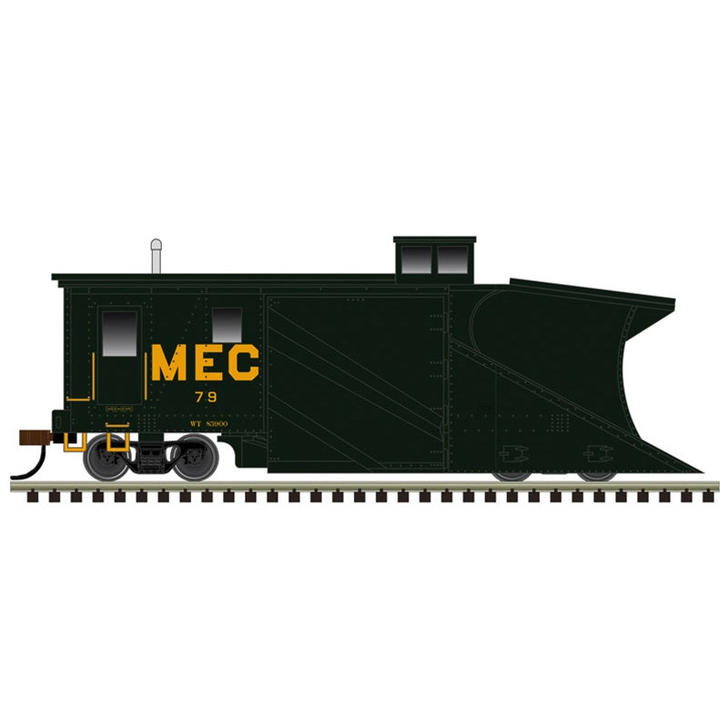 Atlas N Russell Snow Plow - Ready to Run - Master(R) -- Maine Central #79 (green, Harvest Gold)