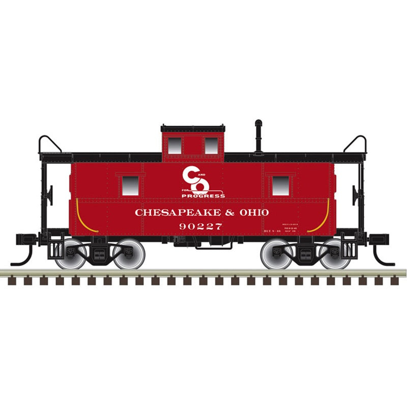 Atlas Trainman (3-Rail) O C&O Cupola Caboose Chesapeake & Ohio #90251