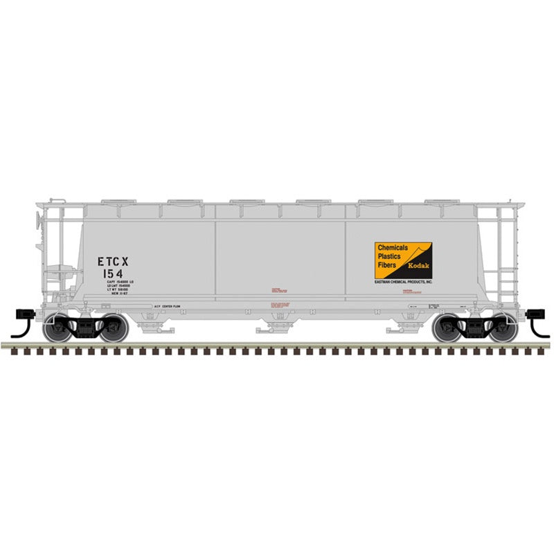 Atlas Master (3-Rail) O 3 Bay Cylindrical Hopper Eastman Chemical #154