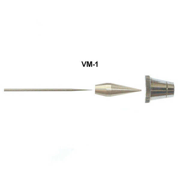 Paasche Tip, Needle and Aircap for size 1 (.25mm) - PASVM1