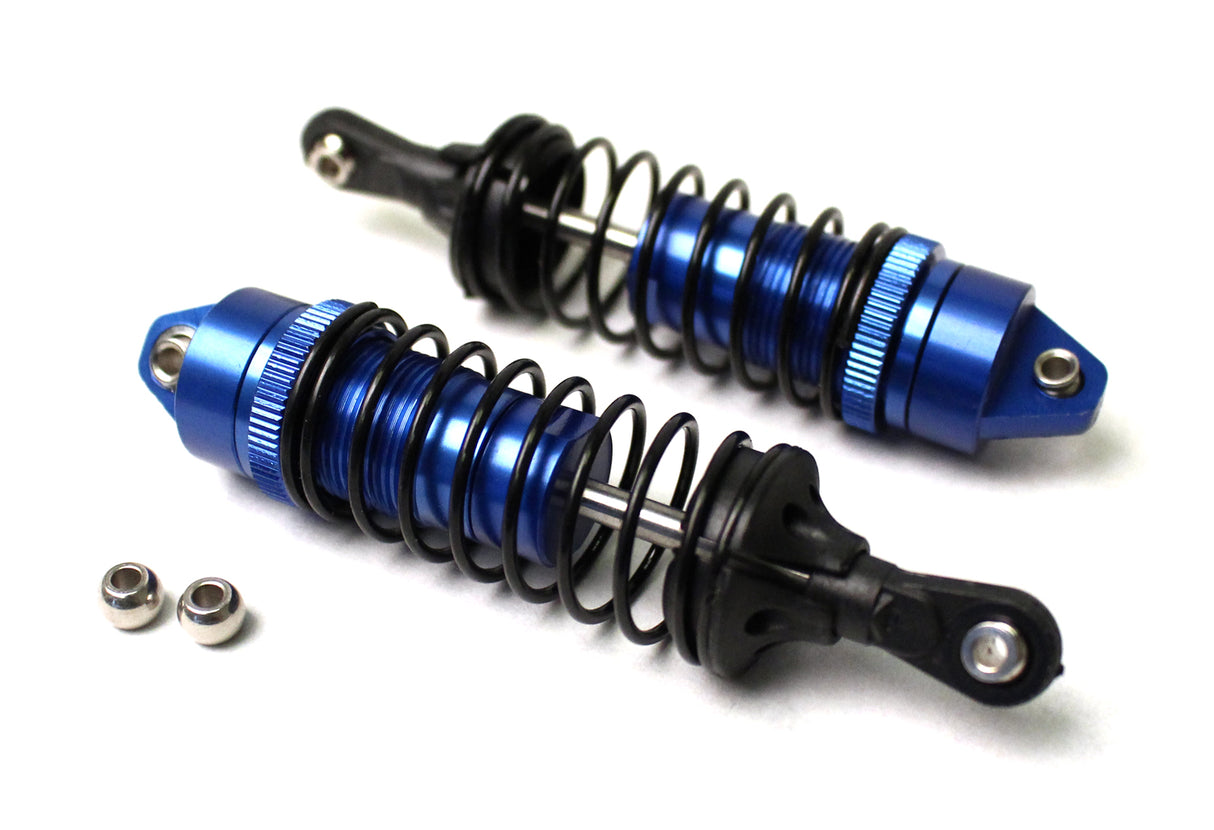 Racers Edge Slash 2/4WD Aluminum Front Shock (pr) - Blue - RCE1849BL