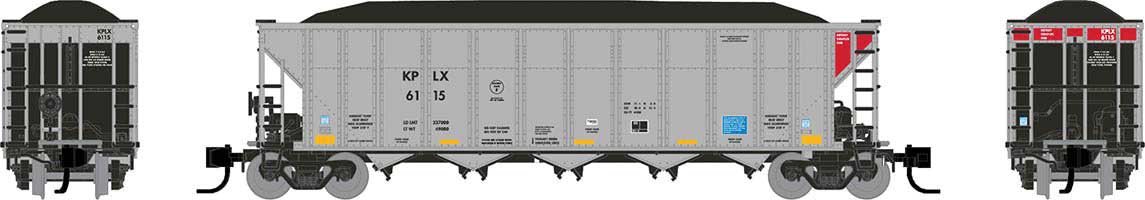 Rapido Trains N AutoFlood III RD Coal Hopper KPLX #3 - RPI538021A