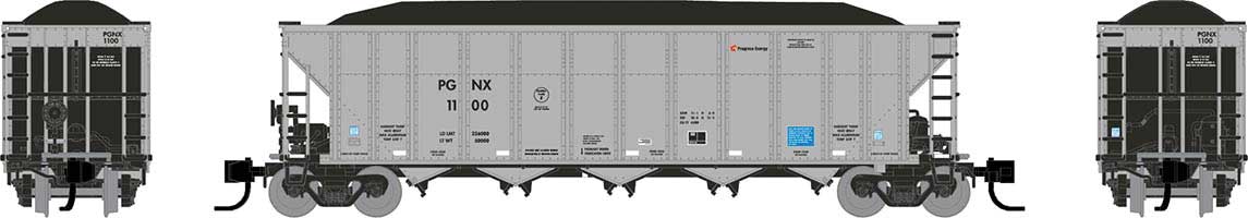Rapido Trains N AutoFlood III RD Coal Hopper PGNX #1 - RPI538023A