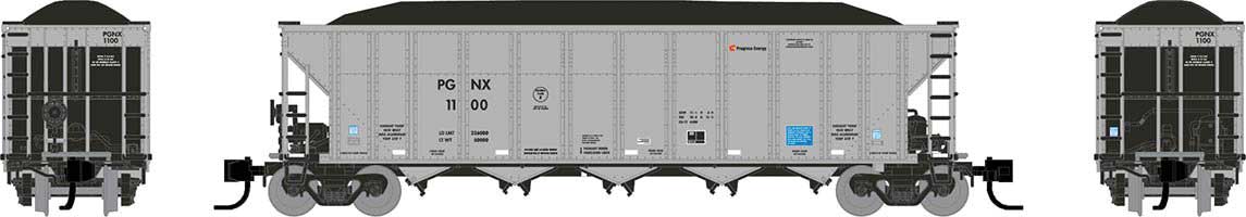 Rapido Trains N AutoFlood III RD Coal Hopper PGNX #3 - RPI538025A
