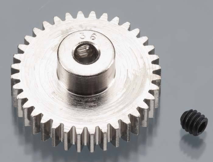 Robinson Racing Products Nickel-Plated 48-Pitch Pinion Gear, 36T - RRP1036