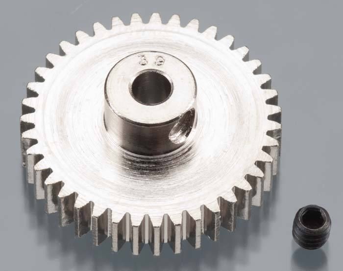Robinson Racing Products Nickel-Plated 48-Pitch Pinion Gear, 39T - RRP1039