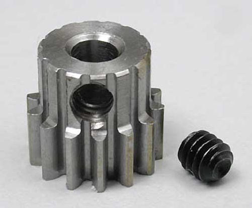 Robinson Racing Products 13 Tooth .6 MOD Metric Steel Alloy Pinion Gear, 1/8" Bore - RRP1113