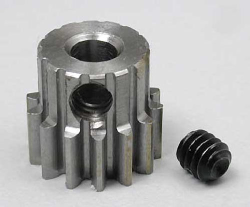 Robinson Racing Products 14 Tooth .6 MOD Metric Steel Alloy Pinion Gear, 1/8" Bore - RRP1114